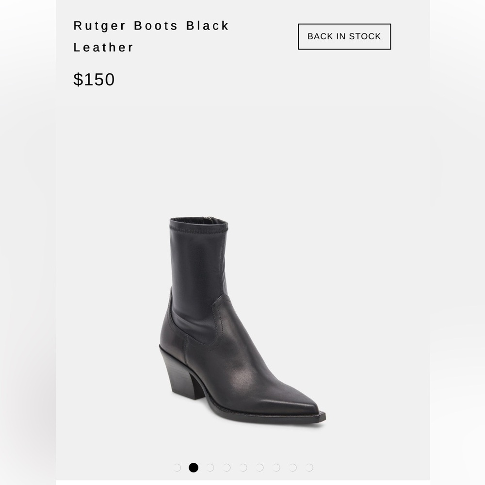 Dolce Vita Black Heeled Boots